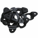 10PCS Audio Speaker Wall Mounted Iron Hanger Plate Black 4.8cm Long S8Q7
