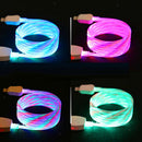 USB Type C Quick Charge Cable, 1m/3.3ft Light Up Glowing Type-C Fast Charging &