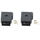 2 Pieces Dtap Plug D-Tap DIY Power Cable Female Connector for Anton Battery