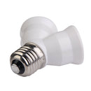 E27 Base Light Lamp Bulb Socket 1 to 2 Splitter Adapter Converter Socket