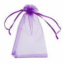 50 Pieces 4 by 6 Inch Organza Gift Bags Drawstring Jewelry Pouches Wedding