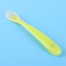 Silicone Baby Soft Feeding Spoon Infants Safety Tableware Learning Utensils
