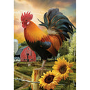 5D DIY Full Round Drill Diamond Painting Rooster Sunflower Rhinestone Kits