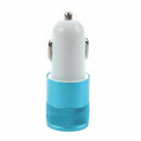 Aluminum Car LED Universal 12V To 5V 2 USB Charger For iphone6 6Plus Cellph