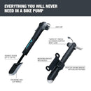 Mini Plastic High Pressure Cycling Bicycle Air Pump MTB Bike Tire Inflator