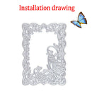 Carbon Steel Window Frame Cutting Dies Stencil Scrapbooking Embossing Die-Cut