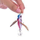 8X/Set 4.5cm 3.6g Cicada Bass Insect Fishing Lures Crank Bait Floating Tackle TO