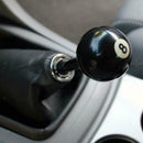 M12*1.25MM Black 8 Billiard Manual Gear Shift Knob with M10x1.25 Nuts Insert