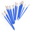 10Pcs Nylon Hair Artist Paint Brush  Watercolor Round Fine Hand Point Tip LJ