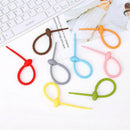 10pcs Bag Ties Cable Zip Tie Twist Multi-use Bag Clip Bread Tie Food Sav_