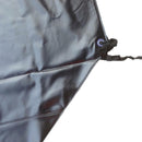 Waterproof PU Leather Apron Industrial Workshop Protective Apron Black Useful