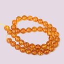10mm Mahogany Ambroin Round Stone Loose Beads 15.5''
