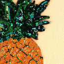 Sequins Pineapple Embroidered Iron On /Sew On Patch Badge Bag AU