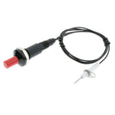 Universal Piezo Igniter Kit Push Button Spark Ignition Set Replacement, Easy to