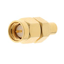 2Pcs SMAJ-MCXK RF Connector Adapter, SMA Male Plug to MCX Female Jack Straight