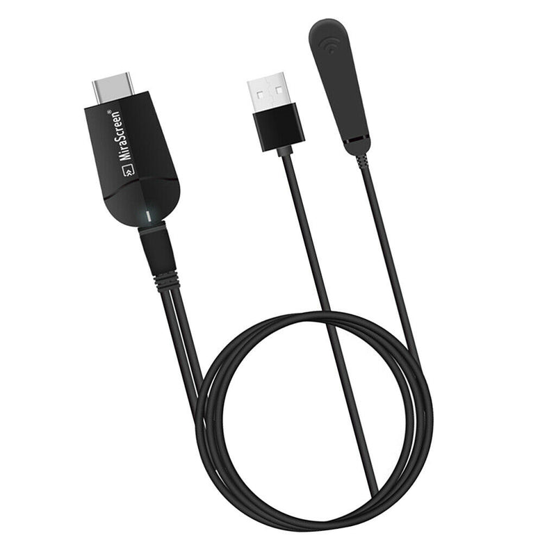 1080P HD HDMI Display Adapter 5G 2.4G Wifi Wireless Mirroring Receiver Black