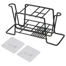 Wrought Iron Toothbrush Rack Bathroom Set Cup Storage Rack Strong Suction W X9K5