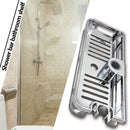 Bathroom Tray Stand Storage Rack Organizer Lifting Rectangle Shower Shelf