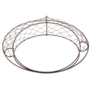Moon Shaped Metal Wire Wreath Frame Form Hanger Pack of 2, 28cm(11inch)