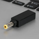 USB Type C Female To 5.5x2.5mm DC Plug Male Converter Power Adapter (Black) A
