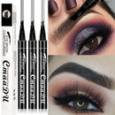 CmaaDU Eyebrow Pencil Waterproof 4 Fork Tip Fine Sketch Enhancer Eyebrow Ta