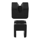 Universal Slotted Rubber Floor Jack Pad Frame Rail Adapter for Car Repair