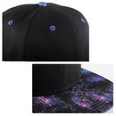 Mens Womens Galaxy Space Adjustable Hip Hop Bboy Hat Flat Snapback Baseball Caps