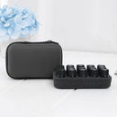 15 Slot Essential Oil Bottle Holder Rollers Storage Bag Organizer (Black)