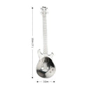 Set of 4 Guitar Shaped Stainless Steel Coffee Spoon Demitasse Spoons Desser C8W1