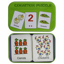 Anti-Tear Flash Cards Learning Alphabet Puzzle Cards, Matching Puzzle Cogni