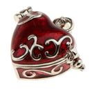 10 Pieces Heart Enamel Openable Cremation Keepsake Urn Pendant DIY Craft