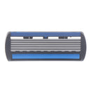 6 Layers Razor 1 Razor Holder + 6 Replacement Blades Head Cassette Hair TriS Gw
