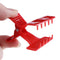 6pcs Butterfly Hair Clips Hairdressing Clamp Styling Tool Black Red White A