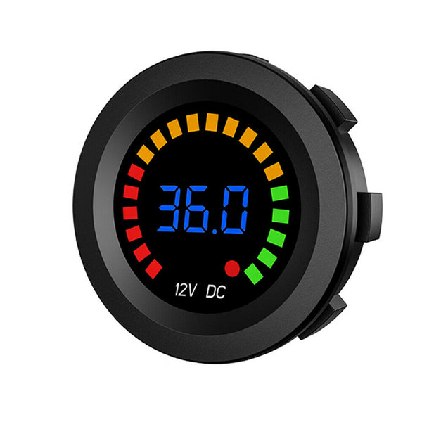 5-36V LED Digital Color Display Voltmeter Voltage Volt Panel Meter for Car Motor