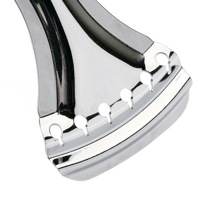 Dobro Tailpiece Chrome Zinc Alloy Tailpiece for 6 Strings Dobro Guitar Part