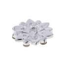 10pcs Flower Crystal Rhinestone Button DIY Wedding Dress Accessories