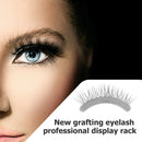 10pcs Silicone False Lashes Display Strip Grafting Planting Eyelash Show Board