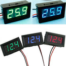 3 Wire Green LED Digital Display Voltage Meter Voltmeter Car Motor 0.56''
