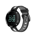 DM58 Smart Watch Monitor Fitness Tracker Heart Rate Bracelet (Black+Grey)