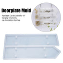 Doorplate Molds For Store Door Hanging Plate Home Office Silicone DIY Crafts