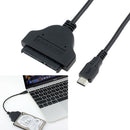 USB 3.1 Type C To SATA Hard Drive Converter Adapter Cable For 2.5" HDD SSD SATA