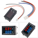 Dual LED Digital Voltmeter Ammeter Panel Amp Volt Gauge DC 0-100V 0-10A
