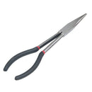 3X 11 inch EXTRA LONG NOSE PLIERS SET STRAIGHT & BENT TIP MECHANIC GRIP HAN