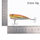6.5cm 10g fishing lures hard bait artificial popper crankbait wobblers bait 1
