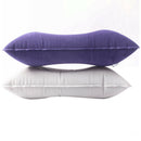 Outdoor Portable Folding Air Inflatable Pillow Double Sided Flocking Cushio