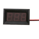 3-digit Red LED Digital Volt Voltage Meter Voltmeter Car Motor 2 Wire 0.56'