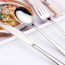 6Pcs/Set Portable Stainless Steel Dinnerware Set 304 Cutlery Flatware Table C7P6