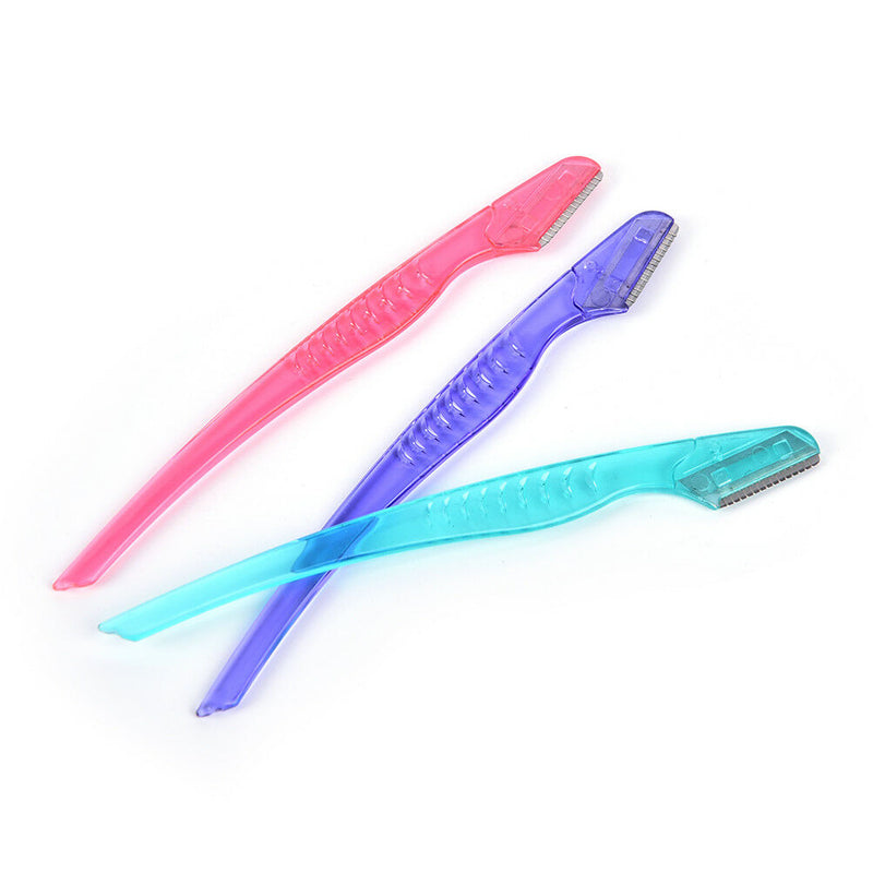 3pcs eyebrow trimmer shaving razor hair remover blades eyebrow makeup tools Gw