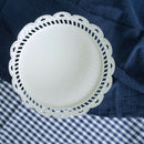 Sweetgo Round Crown Tray Push Cake Stand Hollow Out Star Plate Cake Decorat