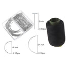 71pcs/set T Pins C Needles Wig Sewing Cord Holding Hair Extender Wig Blockin Gw